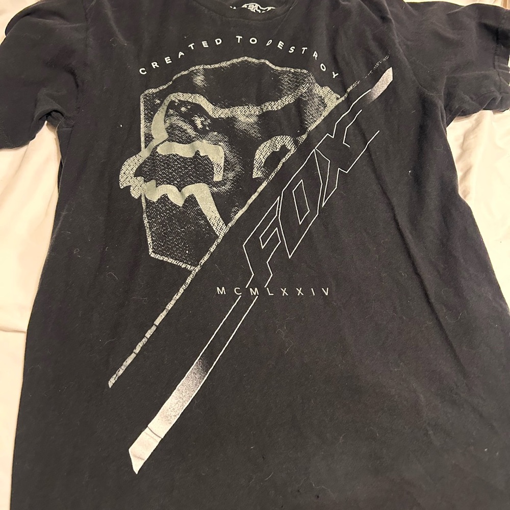 Fox Black Graphic Tee